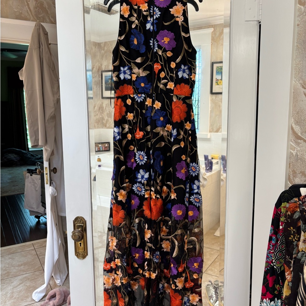 Milly Multicolor Floral Wedding Dress
